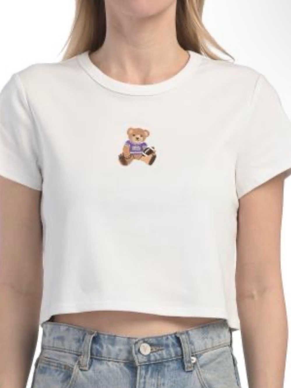 LE LIS embroidered bear t-shirt